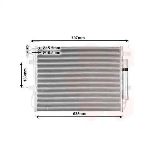 VAN WEZEL Kondensator, Klimaanlage 02015703 Angebot