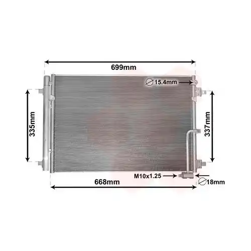 Top-Preis VAN WEZEL Kondensator, Klimaanlage 03005368