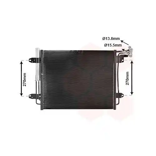 VAN WEZEL Kondensator, Klimaanlage 58015713 Nur Für Kurze Zeit