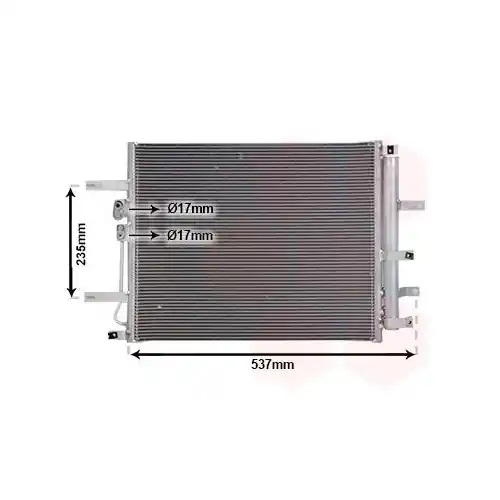 Nur Für Kurze Zeit VAN WEZEL Kondensator, Klimaanlage 82015748