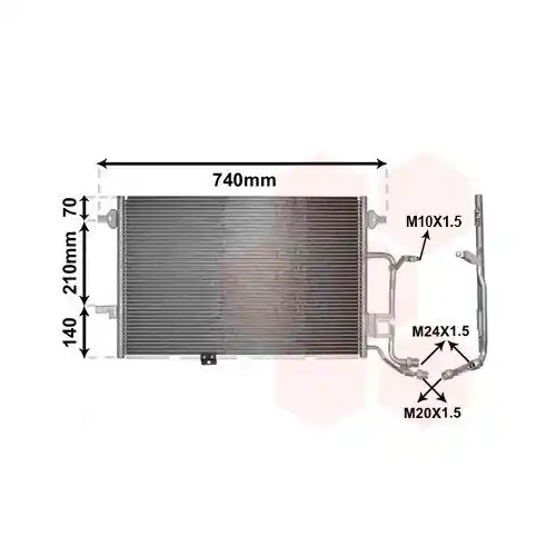 VAN WEZEL Kondensator, Klimaanlage Bestpreis