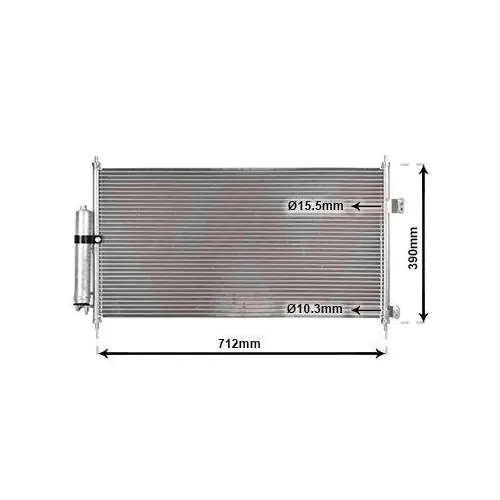 Aktuell VAN WEZEL Kondensator, Klimaanlage 13005263